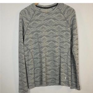WOMEN'S SMARTWOOL MERINO 250 BASE LAYER PATTERN CREW Size XL NWT